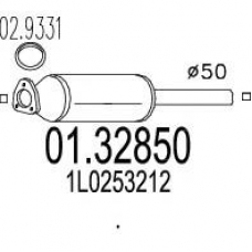 01.32850 MTS Предглушитель выхлопных газов