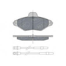 SP 293 SCT Комплект тормозных колодок, дисковый тормоз