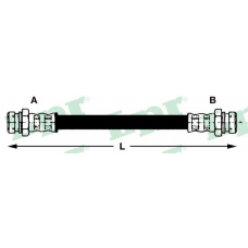 6T47290 LPR Тормозной шланг