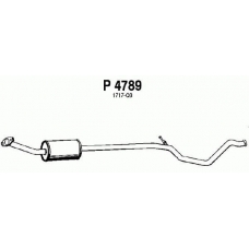 P4789 FENNO Средний глушитель выхлопных газов