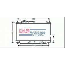 5200191 KUHLER SCHNEIDER Радиатор, охлаждение двигател