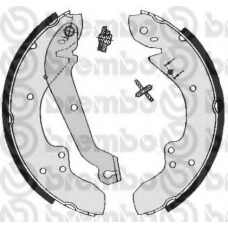 S 23 567 BREMBO Комплект тормозных колодок