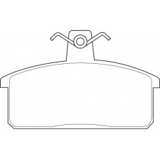 WBP21418A WAGNER LOCKHEED Комплект тормозных колодок, дисковый тормоз