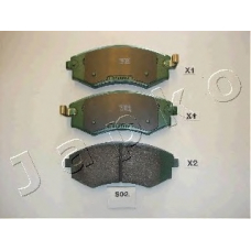 50S02 JAPKO Комплект тормозных колодок, дисковый тормоз