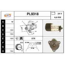 PL9318 SNRA Стартер