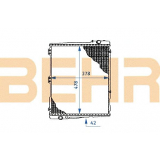 2108402 BEHR Radiator