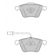 FD7559A NECTO Комплект тормозных колодок, дисковый тормоз