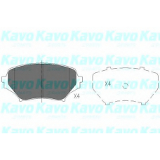 KBP-4550 KAVO PARTS Комплект тормозных колодок, дисковый тормоз