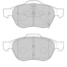 FSL1447 FERODO Комплект тормозных колодок, дисковый тормоз