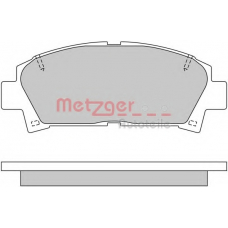 1170398 METZGER Комплект тормозных колодок, дисковый тормоз