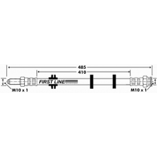 FBH7337 FIRST LINE Тормозной шланг