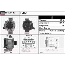 DRA4143N DELCO REMY Генератор