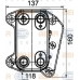 8MO 376 755-261 HELLA Масляный радиатор, двигательное масло