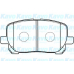 BP-9087 KAVO PARTS Комплект тормозных колодок, дисковый тормоз