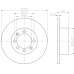 53001 PAGID Тормозной диск