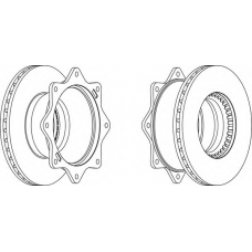 FCR142A FERODO Тормозной диск