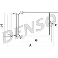 DCP02005 DENSO Компрессор, кондиционер