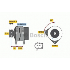 0 986 047 960 BOSCH Генератор