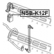 NSB-K12F<br />FEBEST<br />Опора, стабилизатор