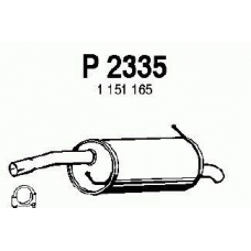 P2335 FENNO Глушитель выхлопных газов конечный