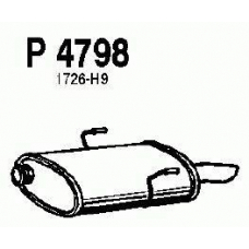 P4798 FENNO Глушитель выхлопных газов конечный