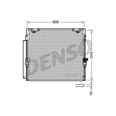 DCN50036 DENSO Конденсатор, кондиционер