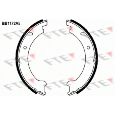 BB1172A5 FTE Комплект тормозных колодок, стояночная тормозная с