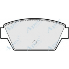 PAD536 APEC Комплект тормозных колодок, дисковый тормоз