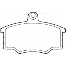 BP153 QH Benelux Комплект тормозных колодок, дисковый тормоз