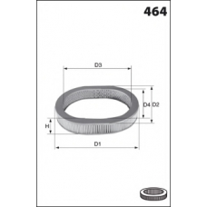 LFAF369 LUCAS FILTERS Воздушный фильтр