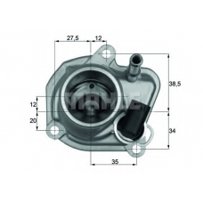 TI 29 87 MAHLE Термостат, охлаждающая жидкость