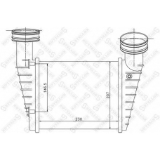 10-40158-SX STELLOX Интеркулер