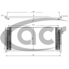 300356 ACR Конденсатор, кондиционер
