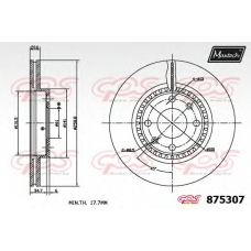 875307.6980 MAXTECH Тормозной диск