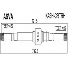 KASH-CRTRH ASVA Приводной вал