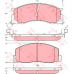 GDB3086 TRW Комплект тормозных колодок, дисковый тормоз
