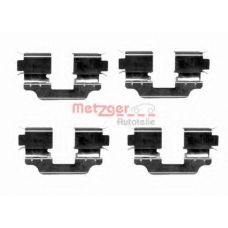 Z 1653 METZGER Комплектующие, колодки дискового тормоза