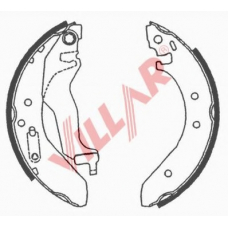 629.0638 VILLAR Комплект тормозных колодок