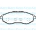 BP-1008 KAVO PARTS Комплект тормозных колодок, дисковый тормоз