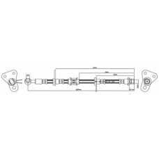 VBH863 MOTAQUIP Тормозной шланг