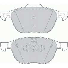 FDB1594 FERODO Комплект тормозных колодок, дисковый тормоз