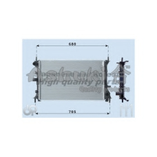 QF55-18 ASHUKI Радиатор, охлаждение двигателя