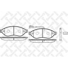 001 091B-SX STELLOX Комплект тормозных колодок, дисковый тормоз