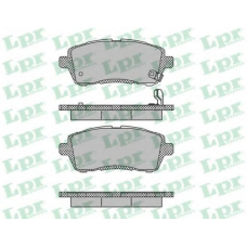 05P1464 LPR Комплект тормозных колодок, дисковый тормоз