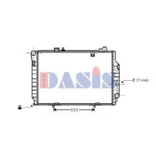 121140N AKS DASIS Радиатор, охлаждение двигателя