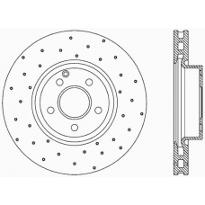 BDRS2392.25 OPEN PARTS Тормозной диск