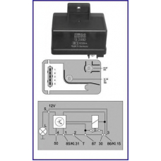 132082 HITACHI Реле, система накаливания