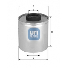24.318.00 UFI Топливный фильтр