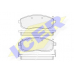 181101 ICER Комплект тормозных колодок, дисковый тормоз