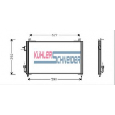 0723001 KUHLER SCHNEIDER Конденсатор, кондиционер